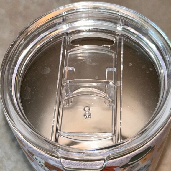 Clementine Paper Inc Dog Tweed Travel "Fall Dogs" Cup 20oz Tumbler With Lid #880 - Picture 8 of 11